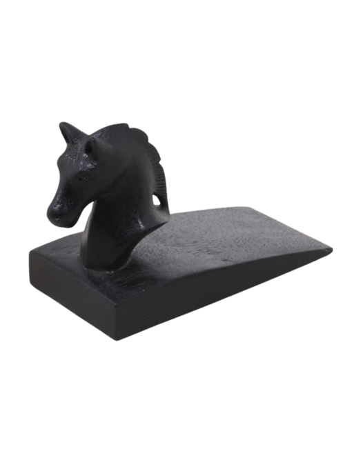 Gracie Oaks Nappanee Handy Horse Wood Wedge Floor Stop