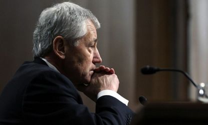 Chuck Hagel trapped in political limbo.