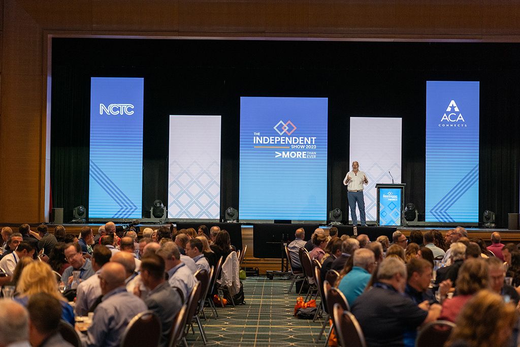 The Independent Show attendees heard from TV chef Andrew Zimmern during a lunch session.