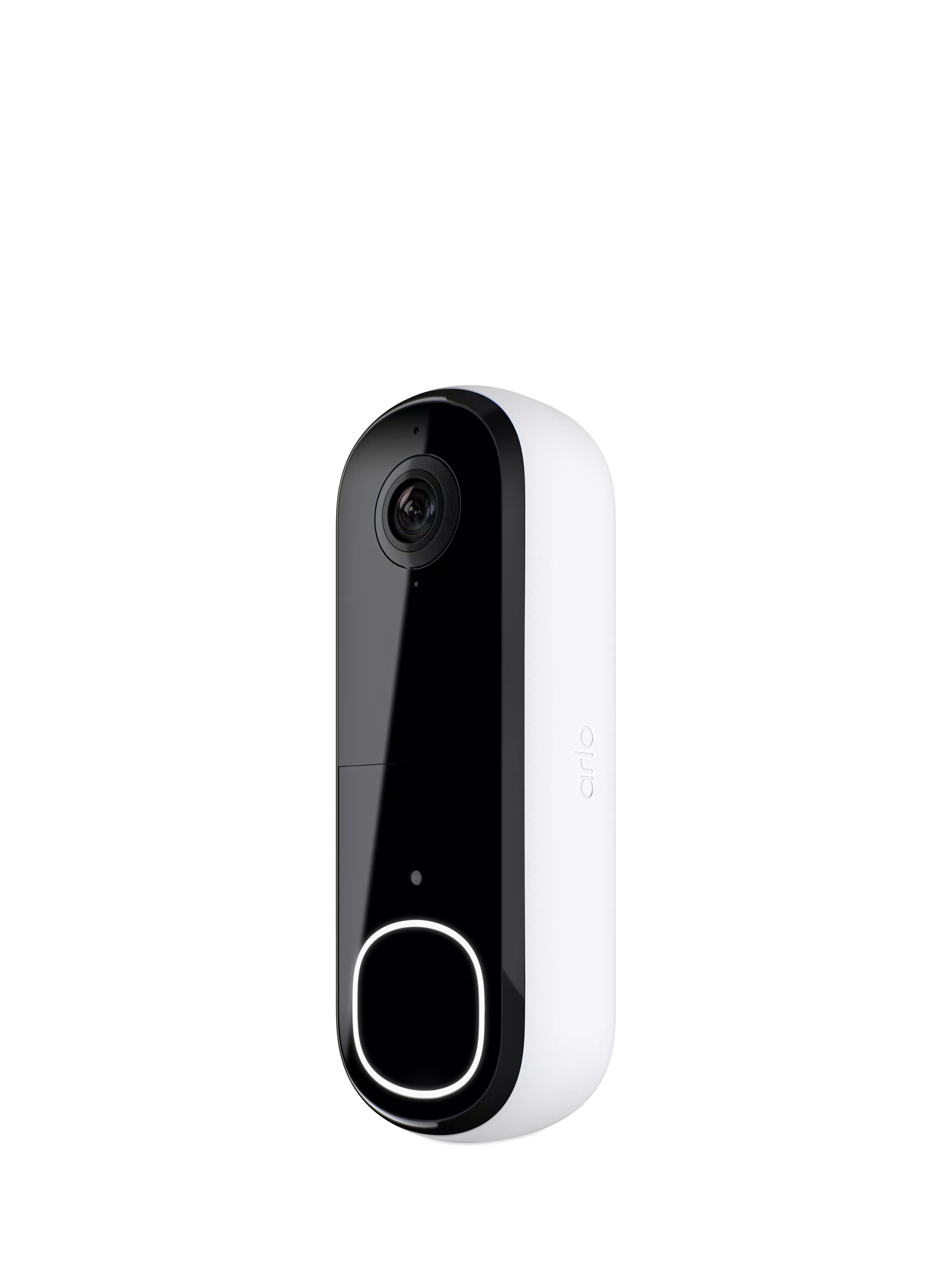 Arlo Essential 2 Smart Video Doorbell, Wire-Free, White and Black