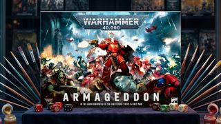 Warhammer Armageddon box set in shop window