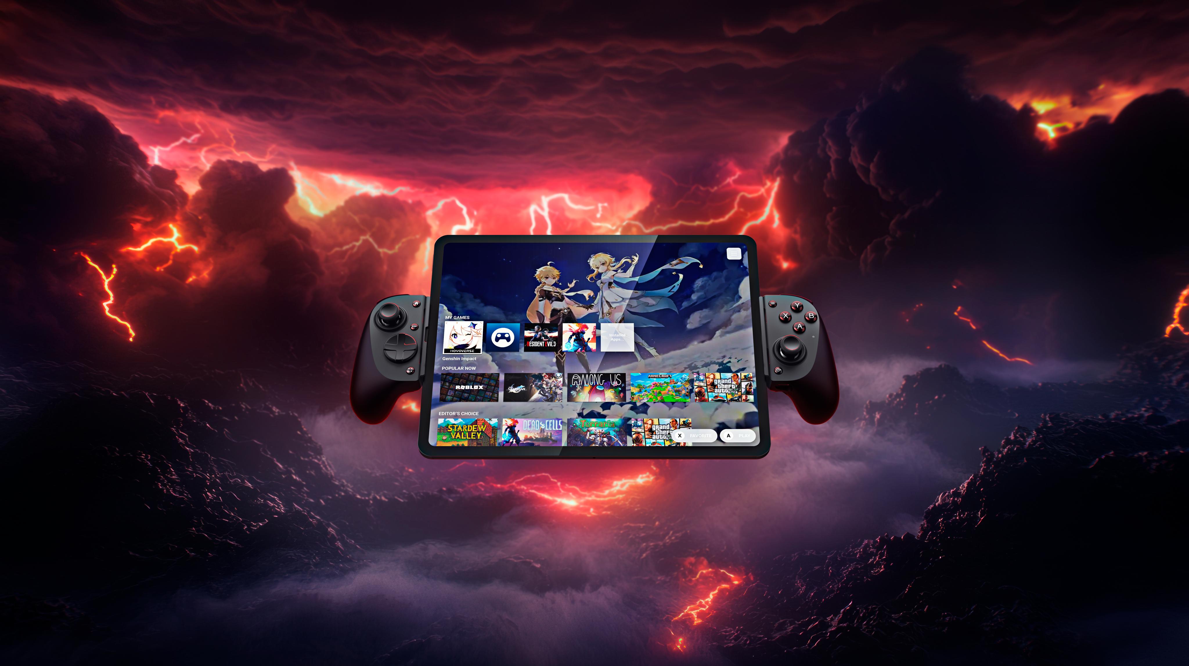 Images of the Razer Kishi V3 line of mobile controllers.