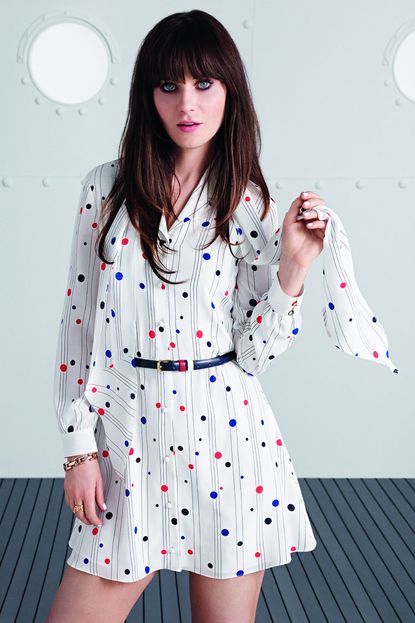 Zooey Deschanel models her first collection for Tommy Hilfiger