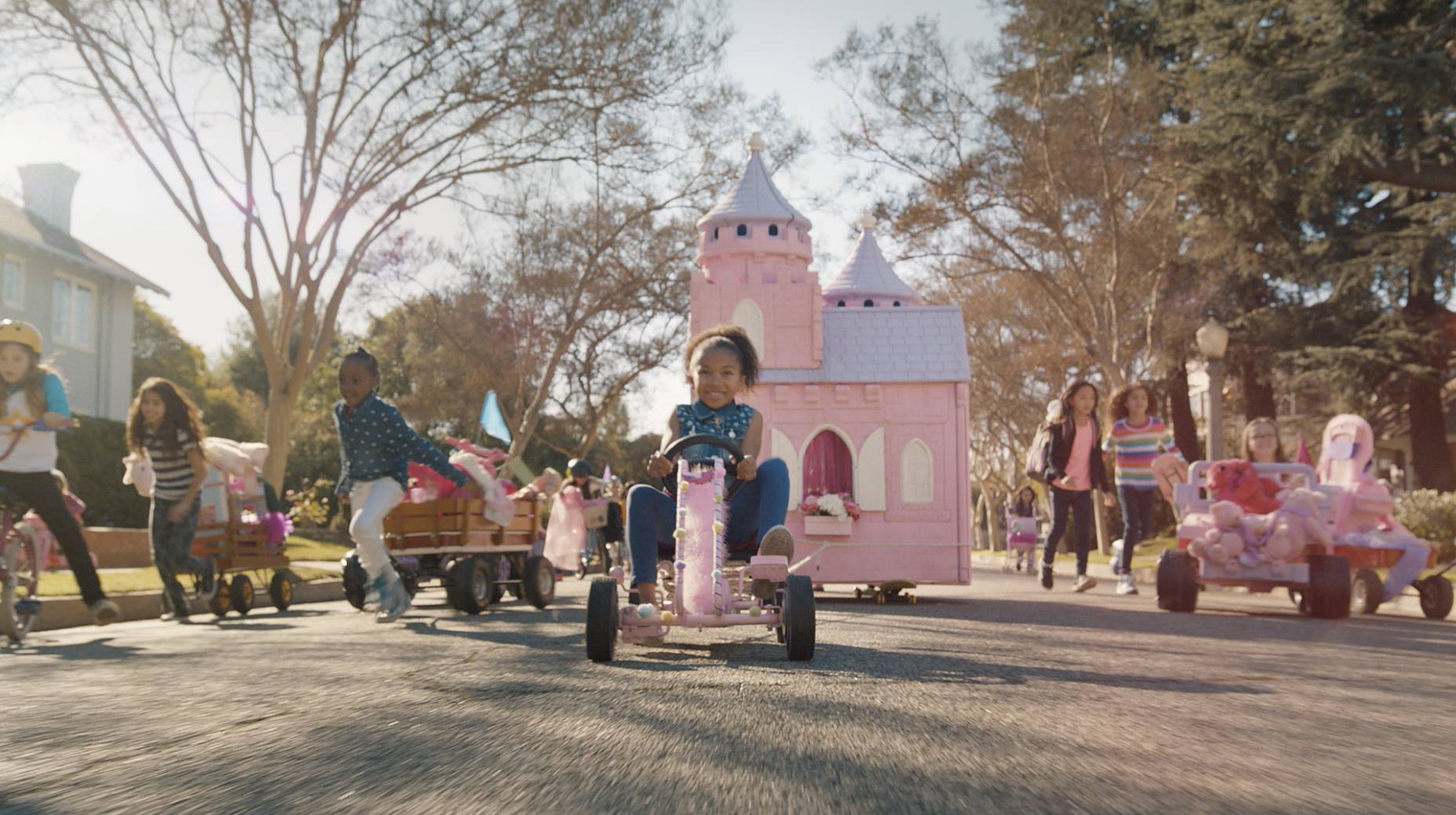 A still from the GoldieBlox advertisement that aired during the Super Bowl on Feb. 2, 2014.