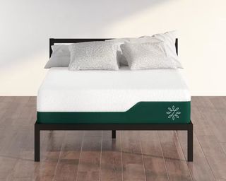 Best memory foam mattress on bed frame lifestyle image