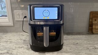 Kalorik Vivid Touch Touchscreen air fryer in use