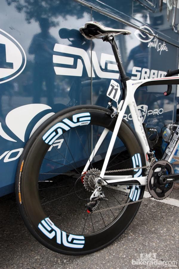 UnitedHealthcare team bikes roll on Enve Composites carbon rims.