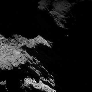 Comet 67P by Rosetta probe