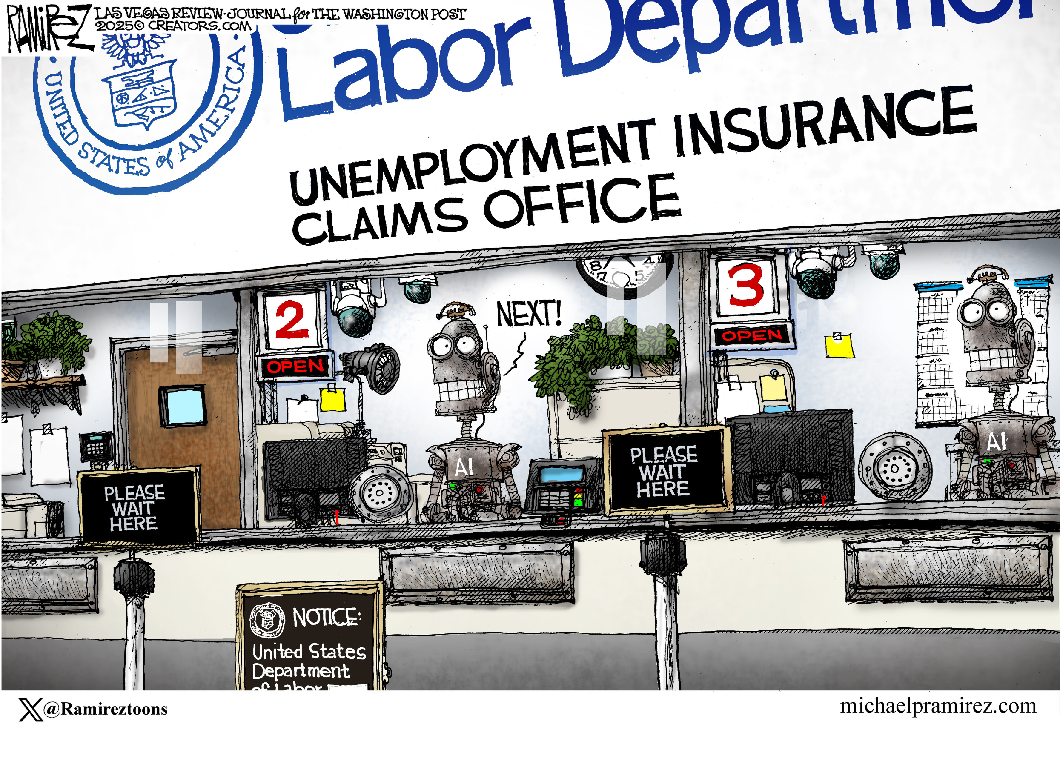 Political cartoon