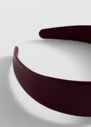 Leather Headband - Women | Mango United Kingdom