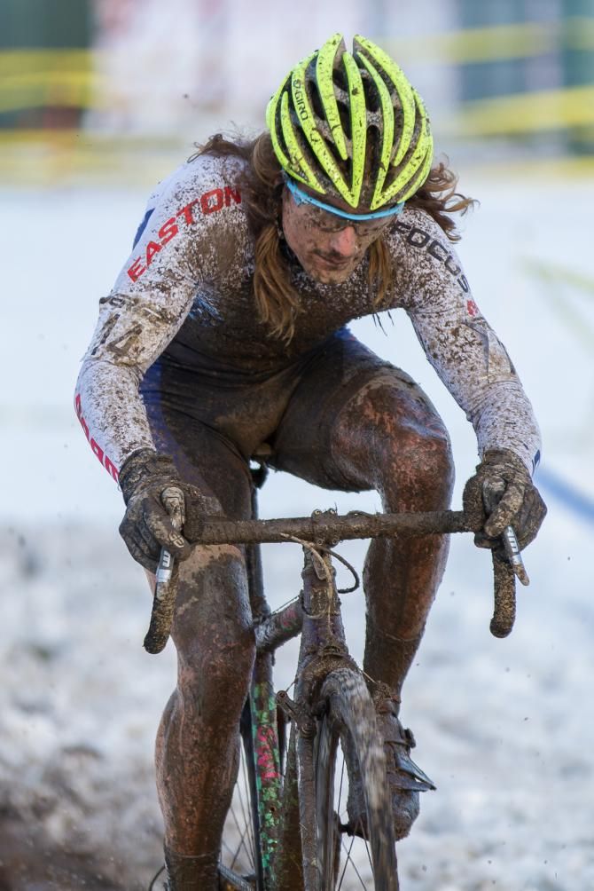 Anthony Clark rode into a seventh-place finish today