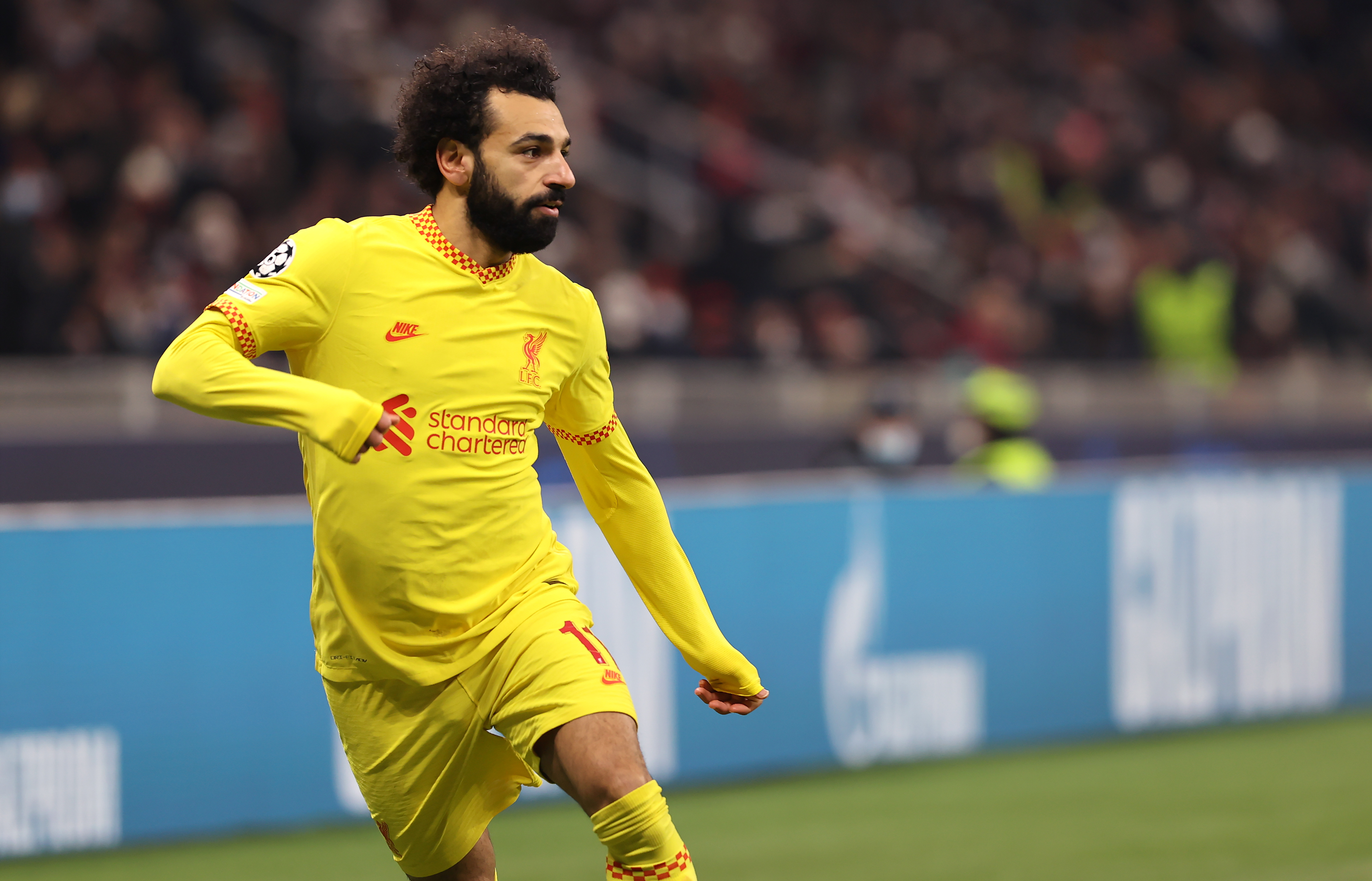 Liverpool's Mohamed Salah during the UEFA Champions League, Group B match in San Siro, Milan.  Photo Date: Tuesday, December 7, 2021