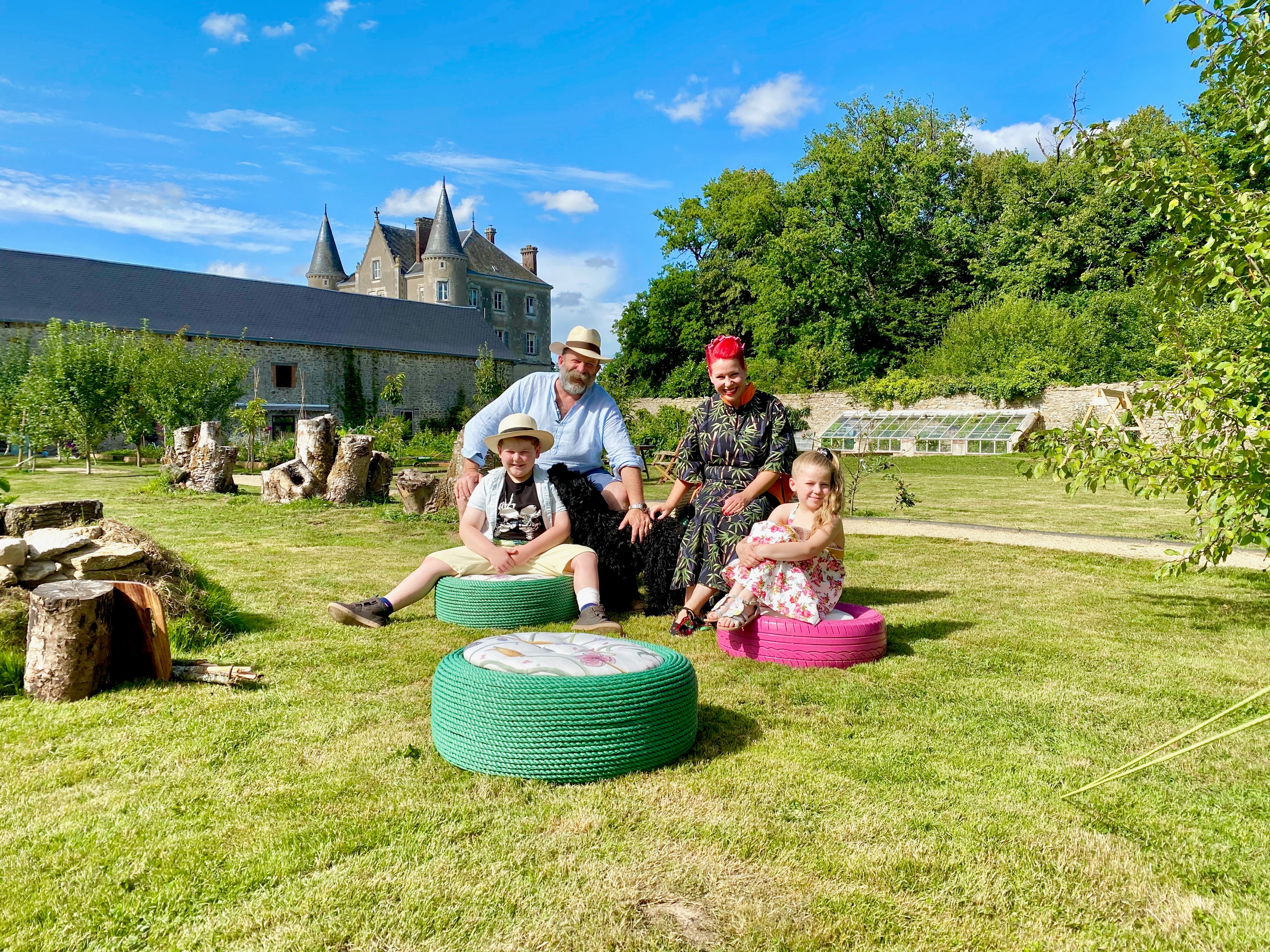 TV Tonight: The Strawbridge family relax at their French chateau.