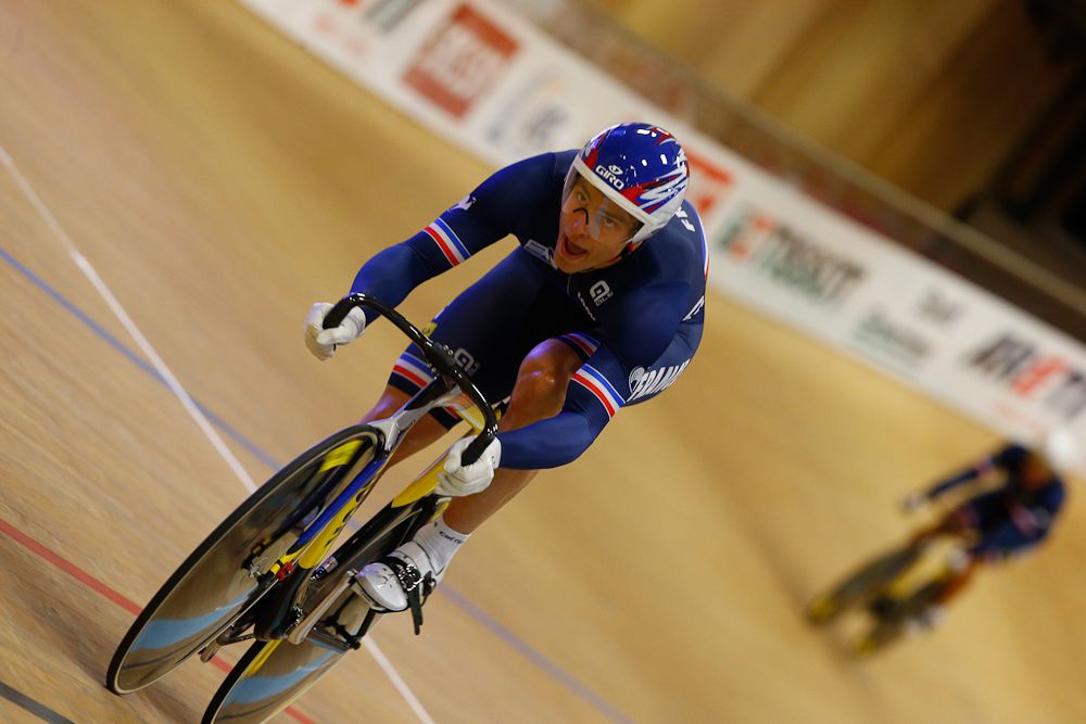 The final French team sprinter.