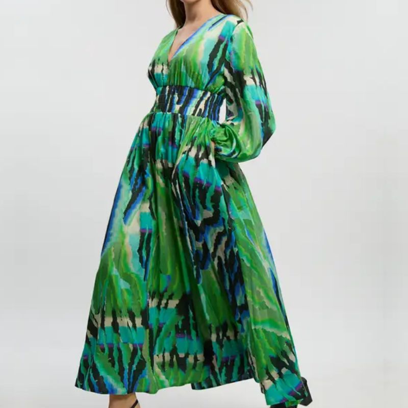 Karen Millen, long sleeve maxi dress