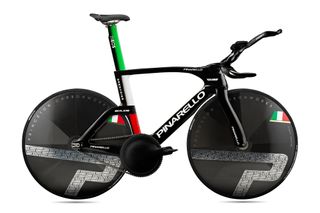 The Pinarello Bolide F HR 3D is a 3D printed time trial bike