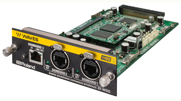 Roland Adds XI-WSG Waves SoundGrid Expansion Card for M-5000 Series OHRCA Console Systems