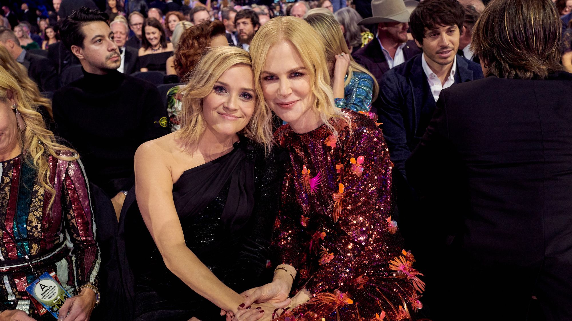 Reese Witherspoon and Nicole Kidman at the 53rd Annual CMA Awards