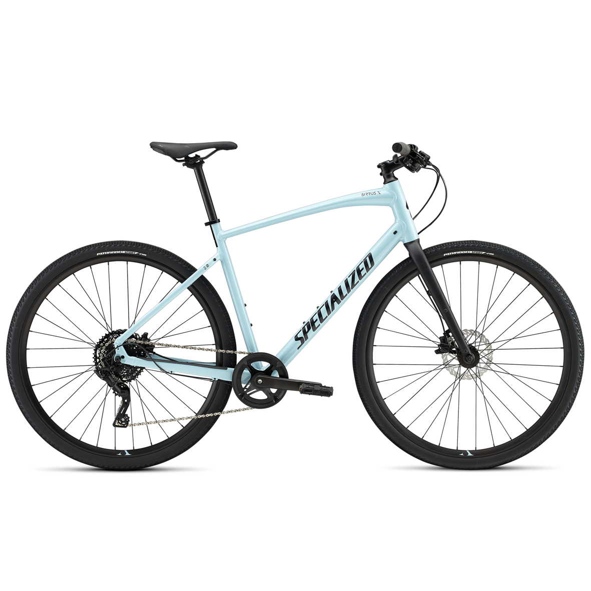 Specialized Sirrus X on a white background