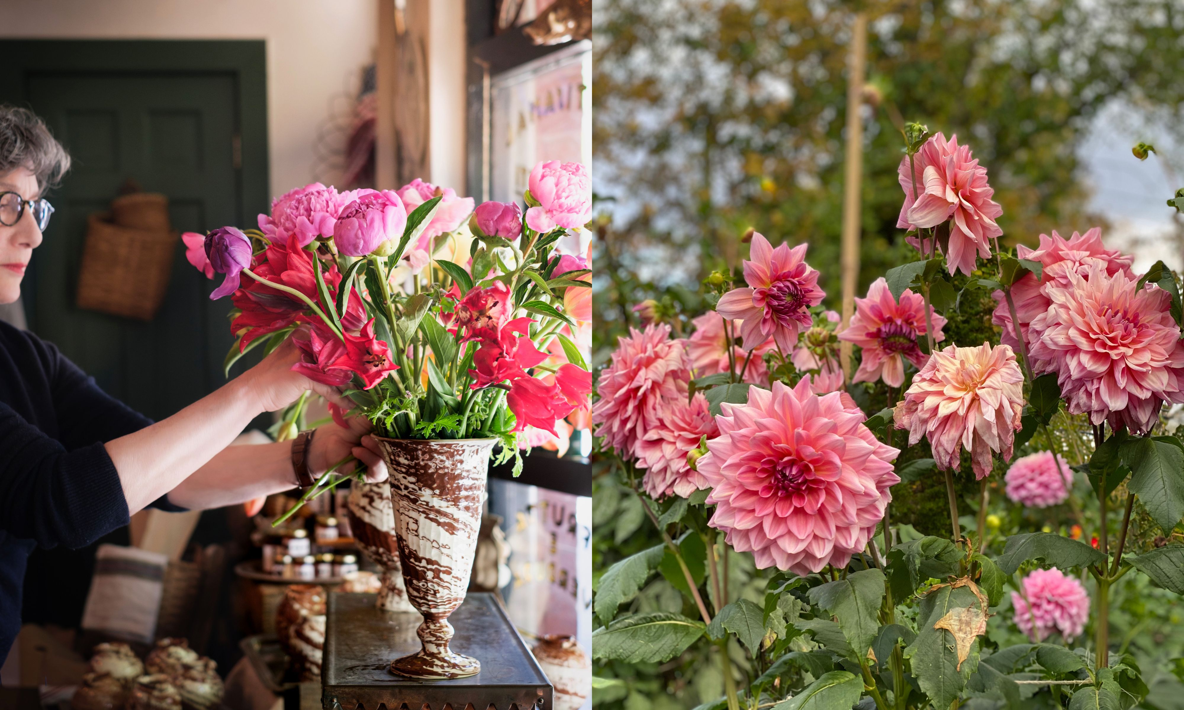 Frances Palmer floral arranging
