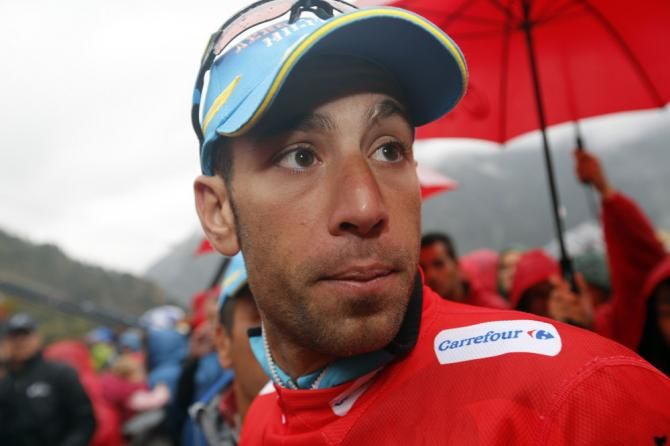 Vuelta a Espana leader Vincenzo Nibali (Astana)
