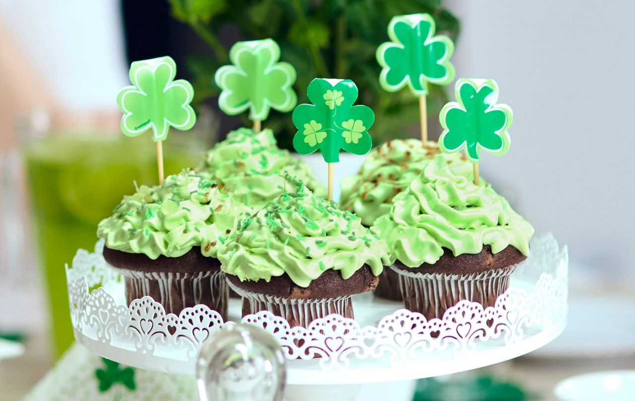 St Patrick&#039;s Day cupcakes