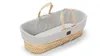 The Little Green Sheep Natural Knitted Moses basket