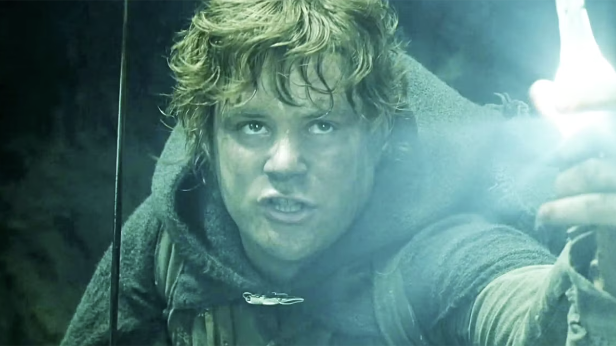 Sam faces Shelob in The Lord of the Rings: The Return of the King