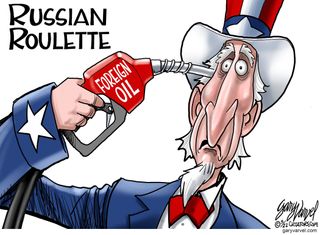 Russian roulette versus Olympia roulette, Cartoon