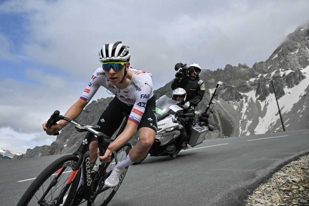 Tadej Pogačar at the Tour de France