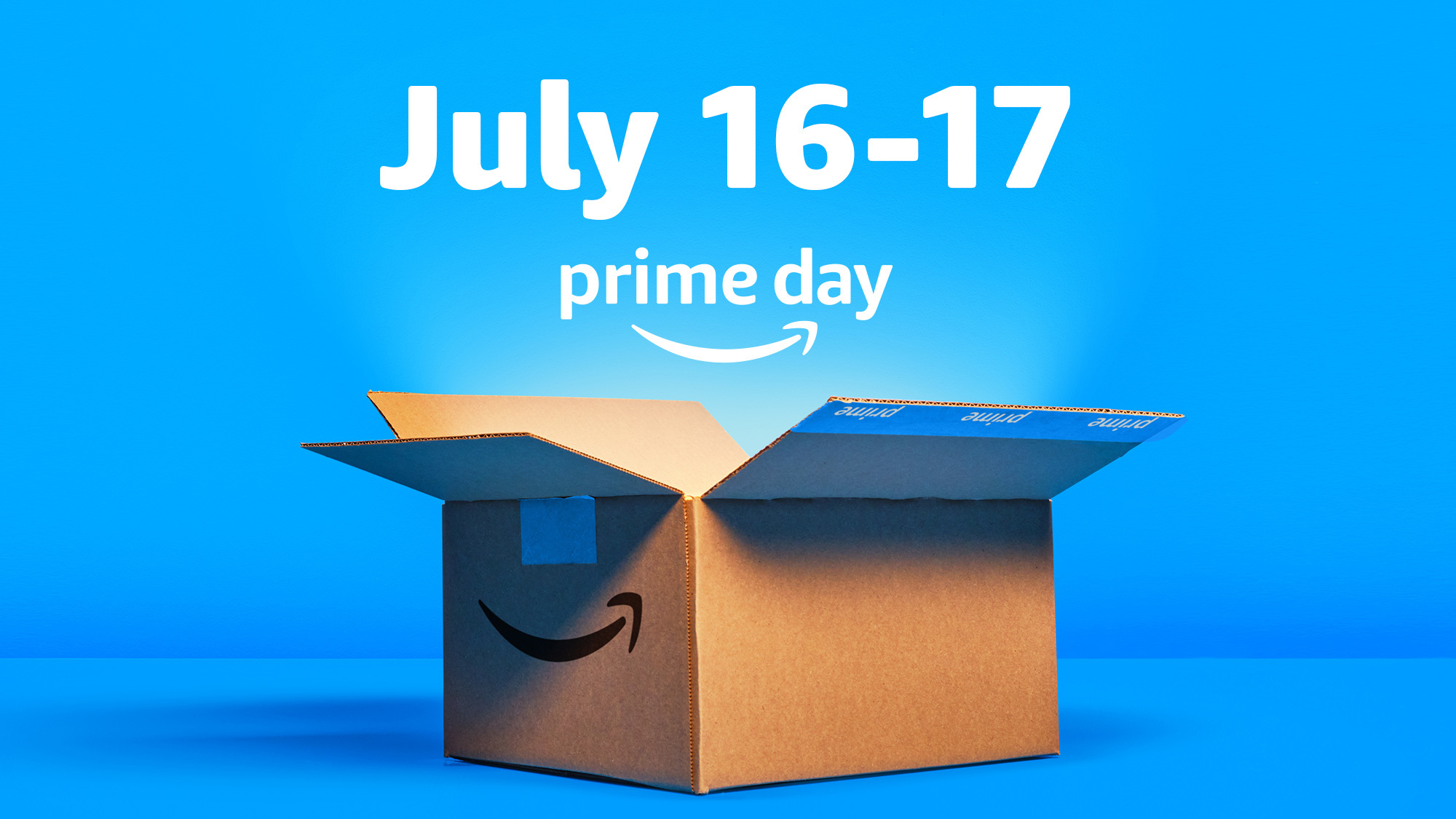 Amazon Prime Day dates shown above Amazon box