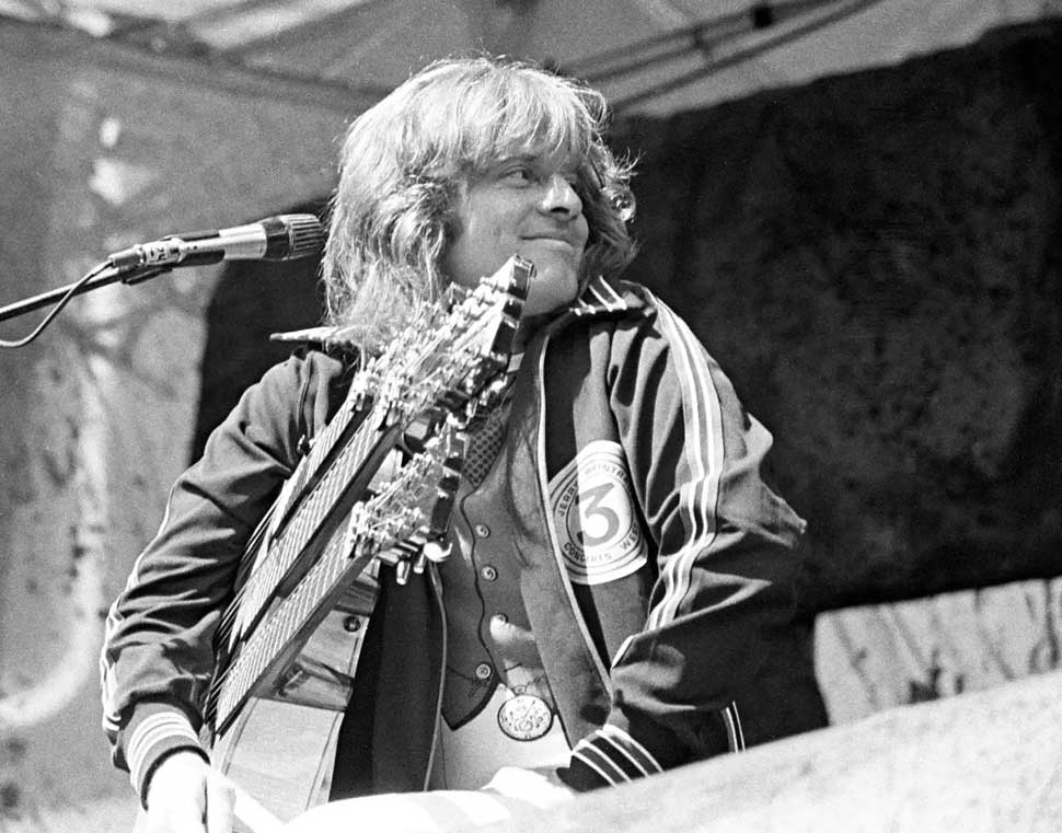 John Paul Jones onstage in Oakland