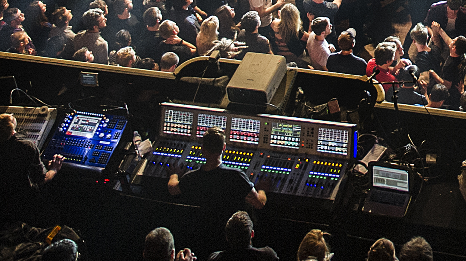 the crowd at a prog gig