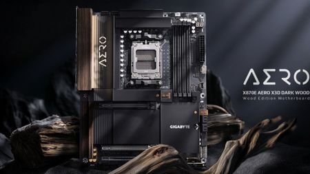 Gigabyte X870E AERO X3D DARK WOOD motherboard