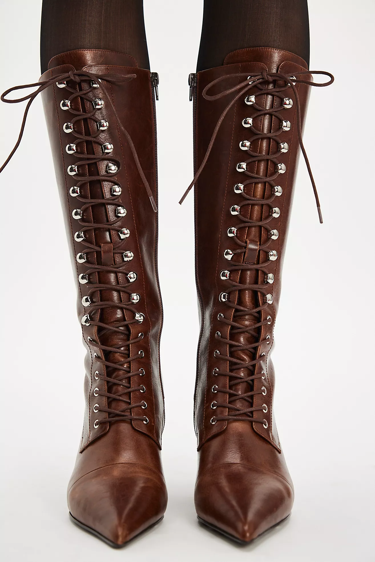 Sabine Lace-Up Boots