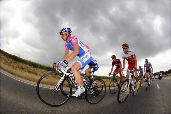 Italy's Francesco Gavazzi (Lampre-Farnese Vini) was part of the day's eight-man break.