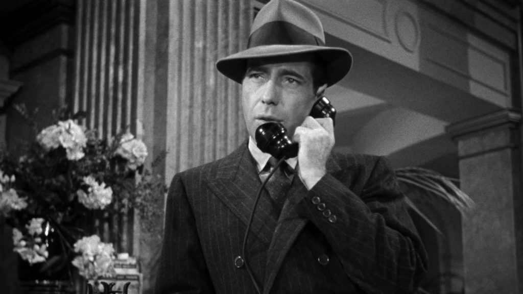Humphrey Bogart in a hat.