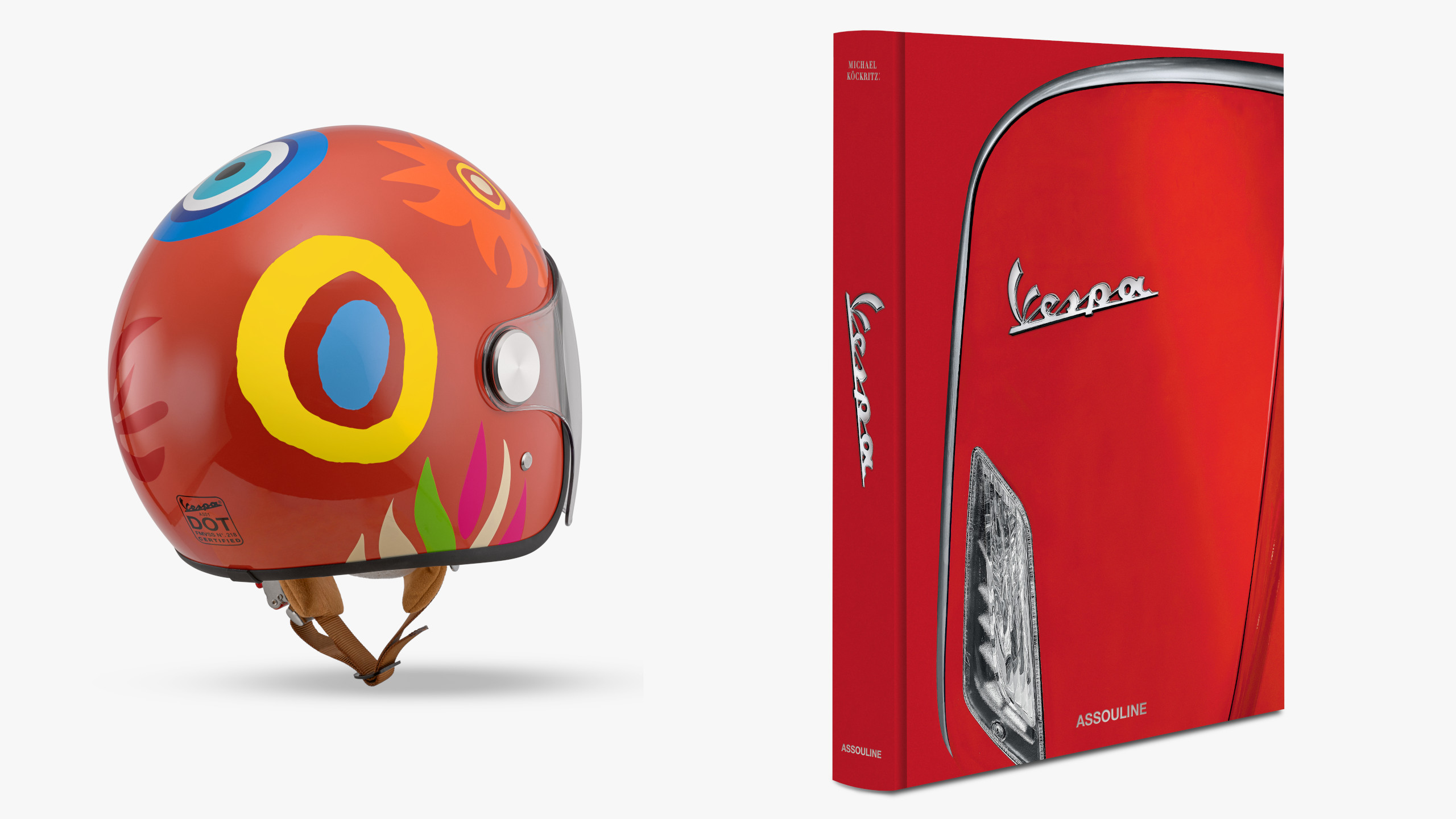 Vespa, from Assouline, with the special edition helmet