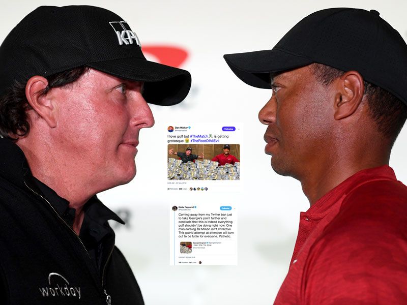 Twitter Reacts To &quot;Grotesque&quot; Woods/Mickelson Pictures