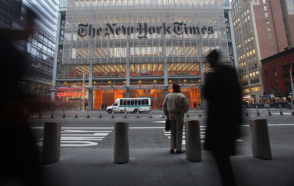 New York Times building.