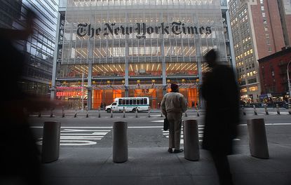 New York Times building.