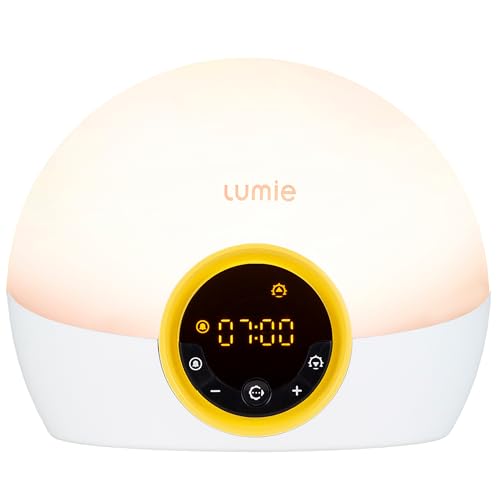 Lumie Bodyclock Rise 100 - Wake-Up Light Alarm Clock With Sunrise and Sunset, Multicolour