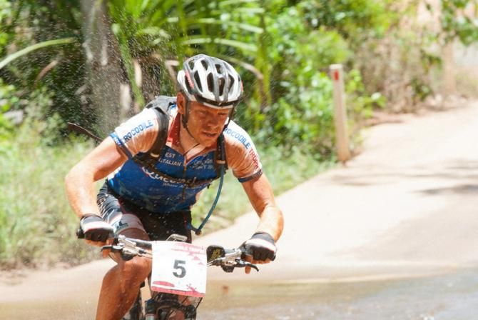 Fastest Australian jersey leader Paul Mashford.
