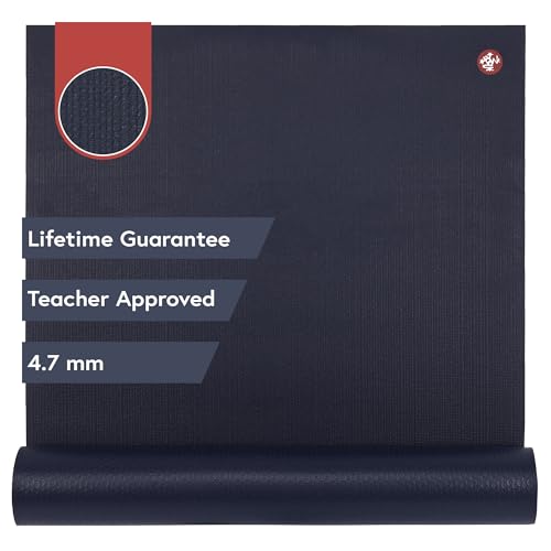 Manduka 112011110 Prolite Yoga and Pilates Mat, Midnight, 79"