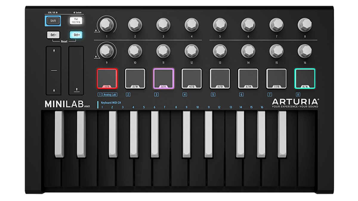 Arturia MiniLab MkII Inverted