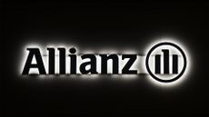 Logo of Allianz, parent company of Allianz Life, pictured in Berlin city center.
