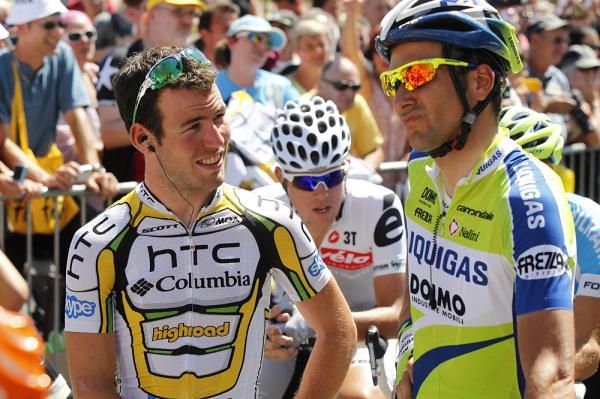 Mark Cavendish and Ivan Basso