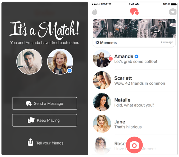 Tinder&amp;#039;s verified profile feature