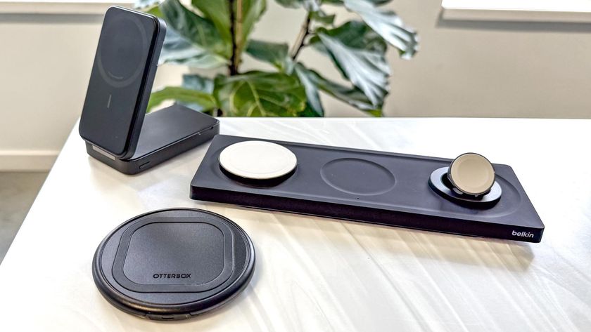 The Anker MagGo 3-in-1 charging stand, the Otterbox Wireless Charging Pad and Belkin Boost Charge Pro 3-in-1 Wireless Charging Pad