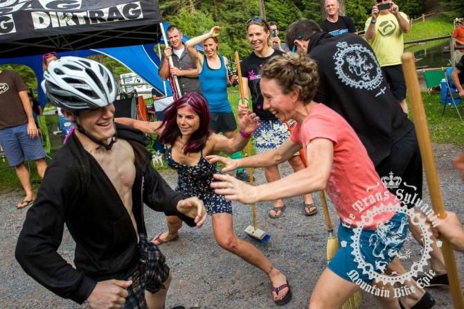 Racers had a lot of support from others out on course
